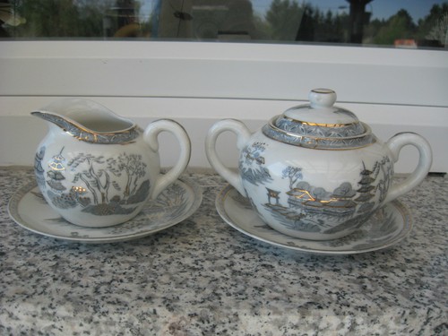 Sucrier cremier porcelaine - cremier,