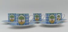 5 TASSES A CAFE  PORCELAINE GUY DEGRENNE SUCRÉ SALÉ POIRE TENDRE JARDIN