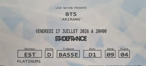 Place concert platinum1 bts - de,