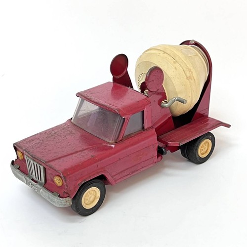 Vintage tonka jeep mixer truck - jeep,