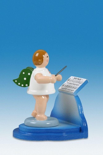 Figurine bois engeldirigent - figurine, en