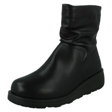 Botte Hiver Pour Femme Spot On À Fermeture Éclair Extra Large