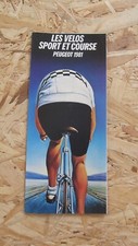 CATALOGUE/BROCHURE LES VELOS SPORT ET COURSE PEUGEOT 1981