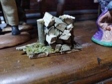 santon de provence décoration fagot de bois village provençal.