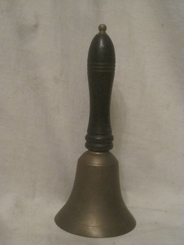 Vintage bell wood handle - wood,