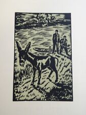 Frans MASEREEL 1889-1972 GRAVURE BOIS ORIGINALE HORLA ANE MAUPASSANT BELGIQUE