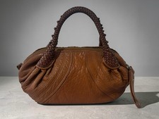 Fendi Spy Bag Brown Leather
