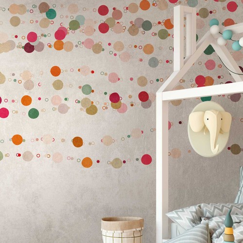 Papier peint cercles - papier,