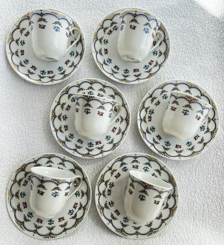 Tasses cafe porcelaine de - a,