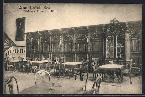 Carte postale lübeck - carte, lübeck,