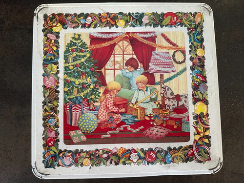 Boîte ancienne métal - boîte, en