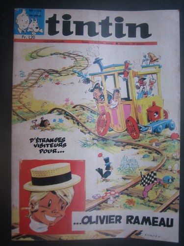 Journal tintin 1970 couv - tintin,