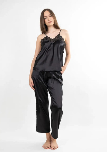 Ensemble satin noir - ensemble,