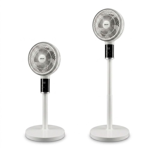 Ventilateur sur pied 30w - ventilateur, blanc
