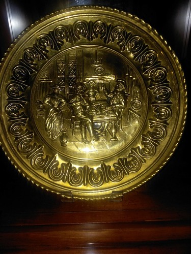 Antique english plate mint - antique,