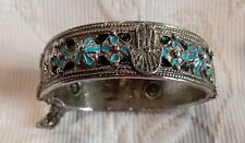 BRACELET BIJOU KABYLE ARGENT  EMAIL BERBERE  MAIN DE FATMA DN3671