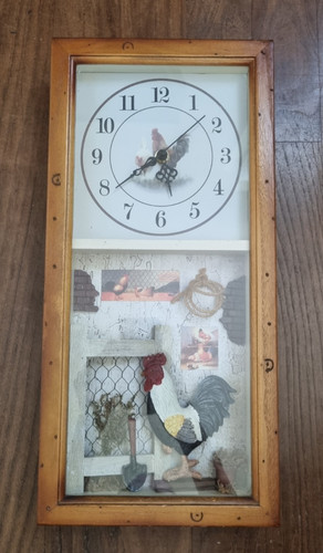 Horloge murale vintage coq - , et