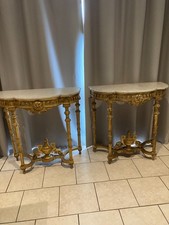  paire de consoles en bois