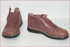 KICKERS Boots à lacets Cuir Vieux Rose T 37 BE