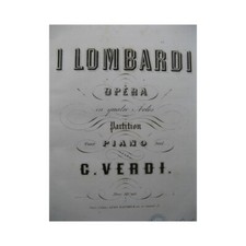 VERDI Giuseppe I Lombardi