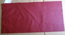Coupon tissu - Mondial tissus - Simili cuir Karia Bordeaux -50x100