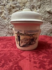 Pot à foie gras en faïence