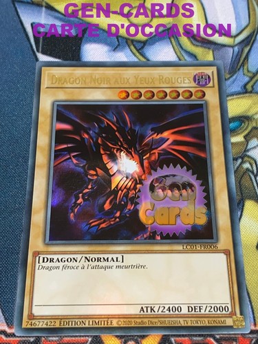 Carte dragon noir aux - yu, gi