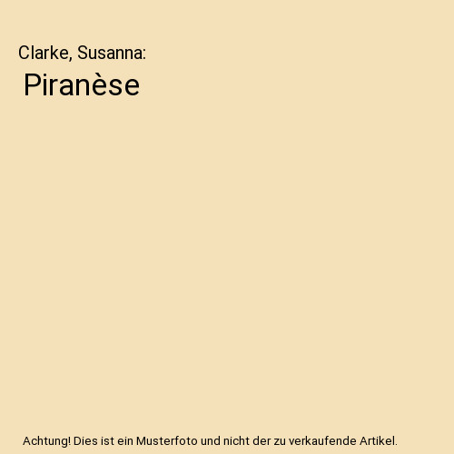 Piranèse clarke susanna - piranèse,, clarke,