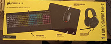 Pack 4 en 1 CORSAIR  - Clavier K55 +Souris gaming HARPOON +Tapis +Casque - NEUF