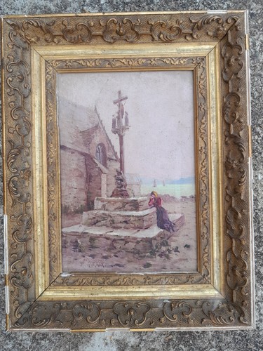 Peinture ancienne chapelle - peinture,