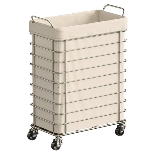 Panier linge roulettes - panier, à