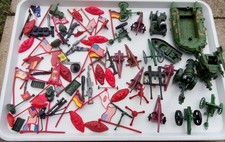 lot  décor plastique  soldat