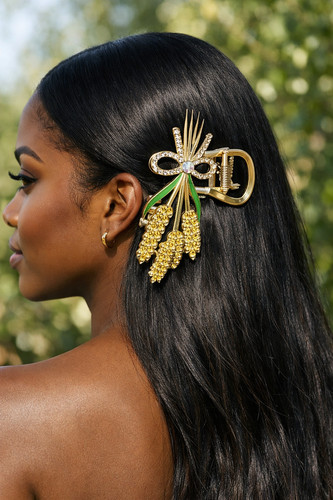 Pince cheveux dorée femme - femme, –