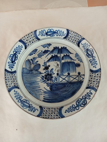 Xviii assiette delft hollande - ,