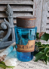 ANCIEN POT BOCAL EN VERRE A