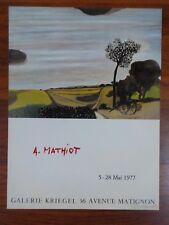 Affiche A. Mathiot