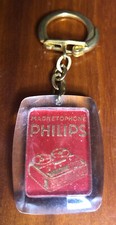 PORTE CLÉ DE COLLECTION PLASTIQUE PHILIPS FOND ROUGE key ring