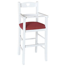 Chaise Haute En Bois Blanc