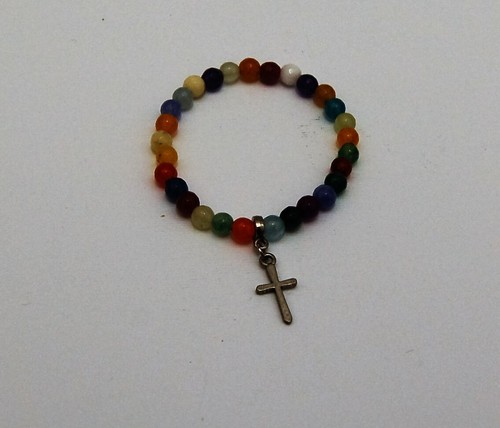 Bracciale elastico croce - bracciale,