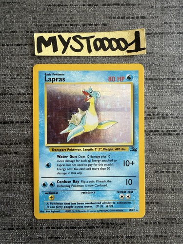 Carte pokémon lapras 62 - lapras, 10/62