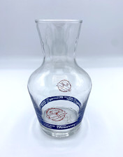 Pichet publicitaire vintage Foucray papier peint peinture en verre