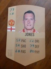 Fifa Fut 18 Shield Phil Jones Manchester United  Official Expo rare