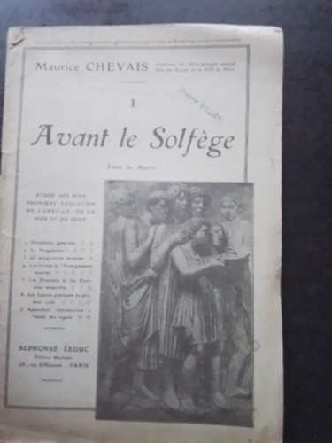 Partition ancienne maurice - partition,