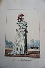 LITHO XIX° COULEUR COSTUME