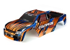 TRAXXAS à Carreaux Stampede Vxl Orange / Bleu, Cpl. Émaillé / TRX3620T