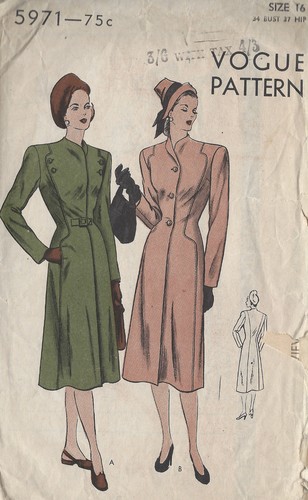 Patron couture vintage - patron,