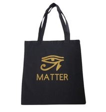Eye (I) Matter lightweight Tote bag celebrating melanin & black girl magic blm