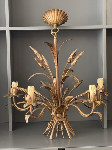Ancien lustre gerbe blé - lustre,