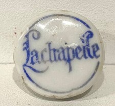 Ancien Bouchon Publicitaire Porcelaine Brasserie de Lachapelle