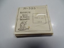 VERRE MONTRE CARRÉ 19.5 mm BASE PLATE - DESSUS DOME